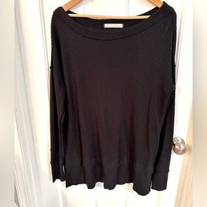 We the free waffle knit tunic, size small very oversized.
